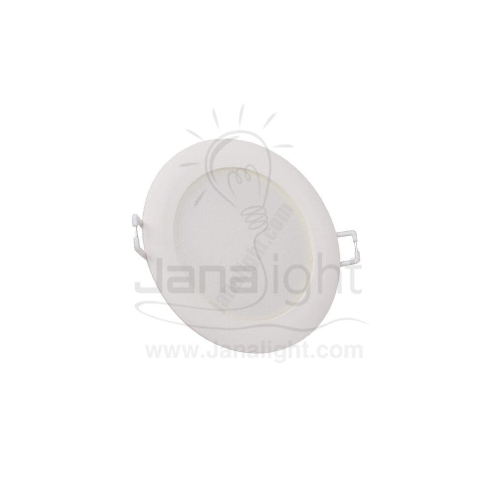 سبوت بانيل 9 وات مدور ابيض بلاستيك اليوس Elios white round 9 watt SpotLight Panel